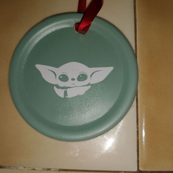 Hand Crafted Christmas Ornament Alien Metal - Picture 5 of 11